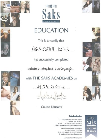 2005 — Saks Academies