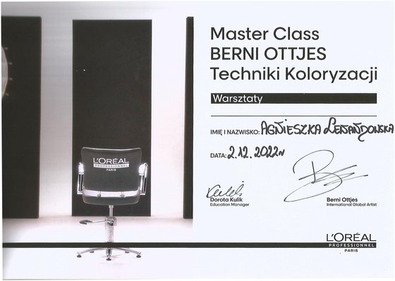 2022 — Master Class — Berni Ottjes